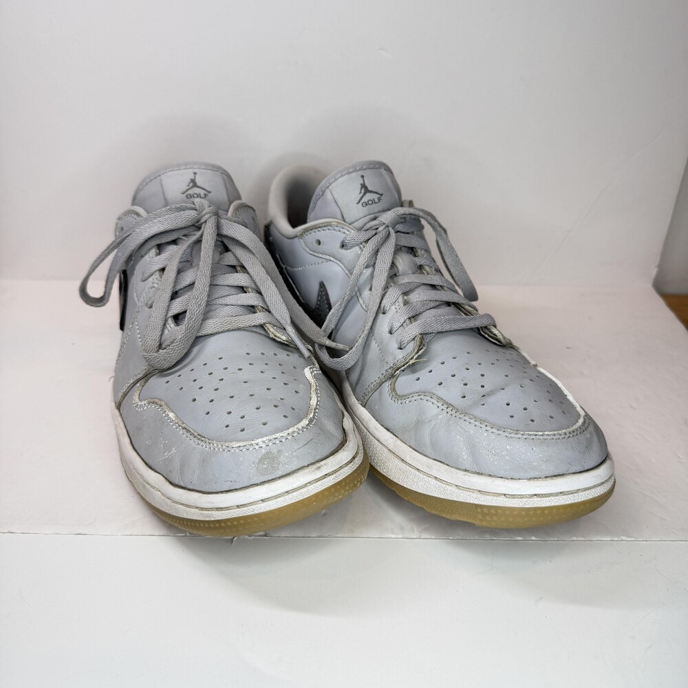 Nike Air Jordan 1 Low Golf Shoes Mens Size 10 Gray Gum Sneakers DD9315-006